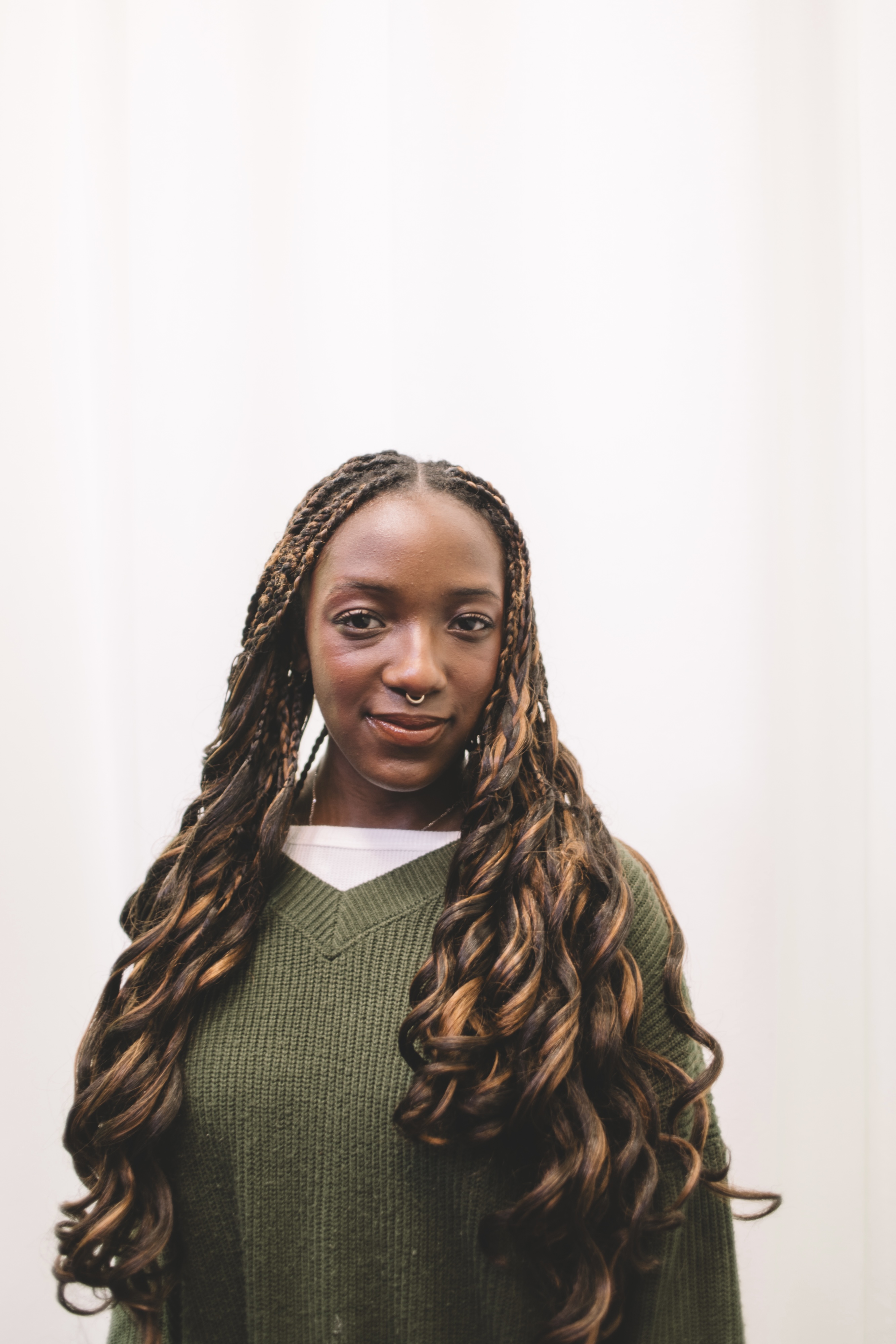 Amauriah Davis standing in a portrait photo